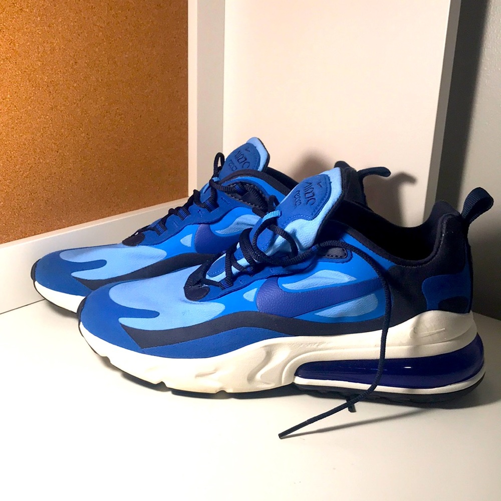🔵BLUE AIR MAX 270 REACT🔵